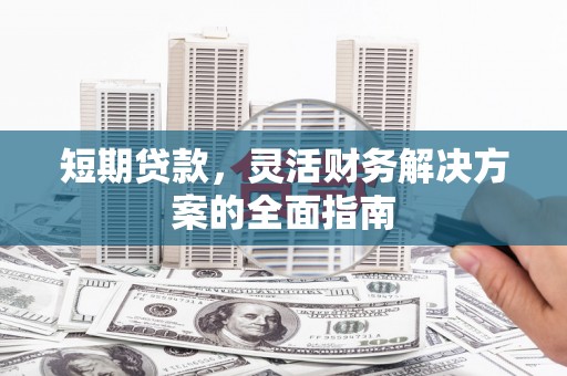 尉犁短期贷款，灵活财务解决方案的全面指南