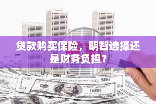 尉犁贷款购买保险，明智选择还是财务负担？