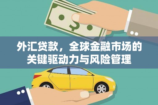 尉犁外汇贷款，全球金融市场的关键驱动力与风险管理