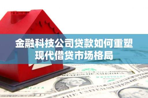 尉犁金融科技公司贷款如何重塑现代借贷市场格局