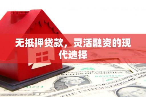 尉犁无抵押贷款，灵活融资的现代选择
