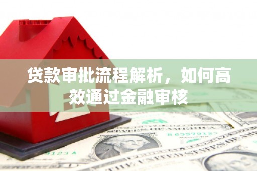 尉犁贷款审批流程解析，如何高效通过金融审核