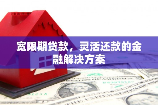 尉犁宽限期贷款，灵活还款的金融解决方案