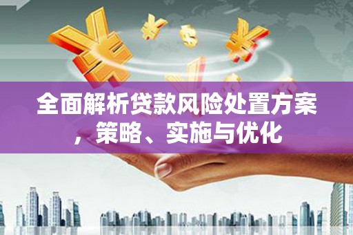尉犁全面解析贷款风险处置方案，策略、实施与优化