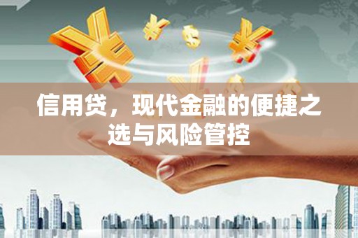 尉犁信用贷，现代金融的便捷之选与风险管控